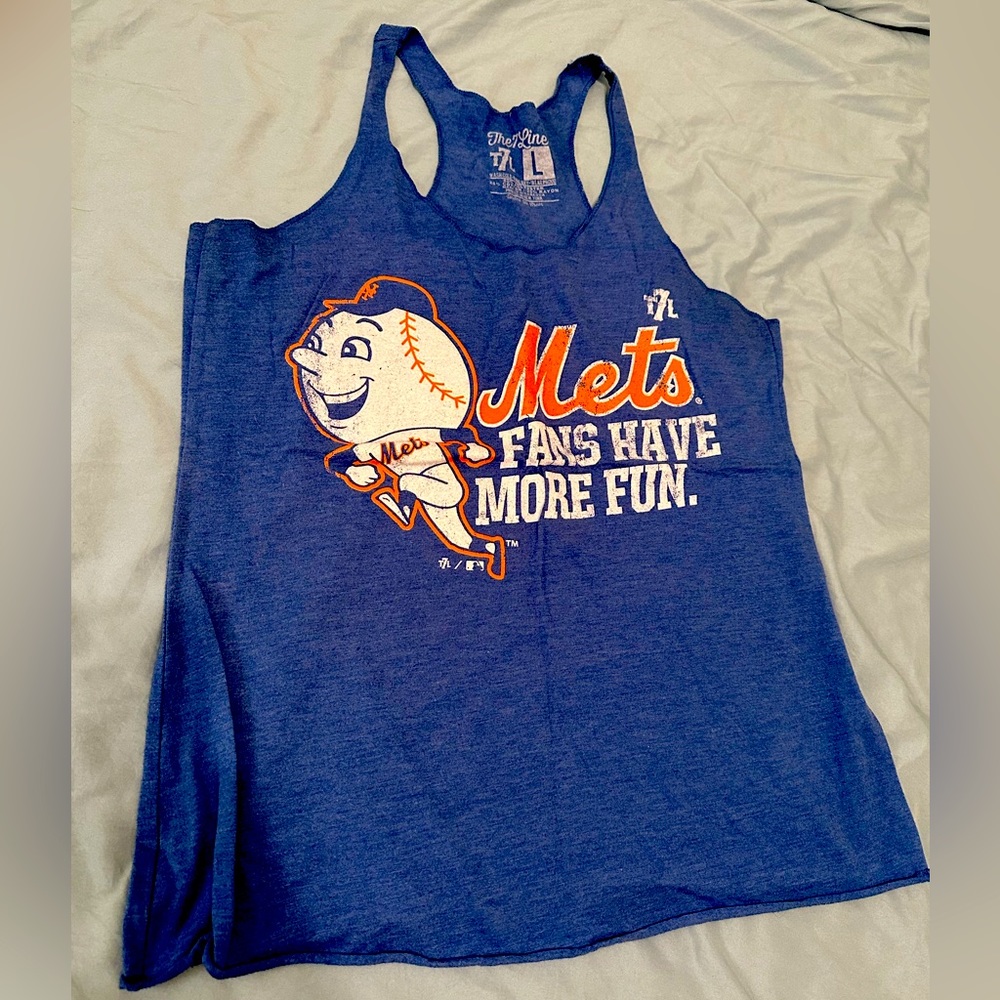 Women’s t7L Mets racer back tank